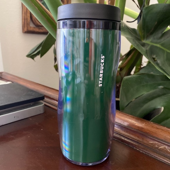 Starbucks Other - STARBUCKS holiday green coffee travel cup tumbler